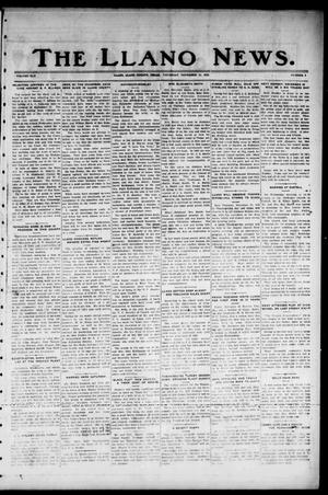 The Llano News. (Llano, Tex.), Vol. 42, No. 9, Ed. 1 Thursday, November 21, 1929