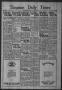 Thumbnail image of item number 1 in: 'Timpson Daily Times (Timpson, Tex.), Vol. 31, No. 1, Ed. 1 Friday, January 1, 1932'.