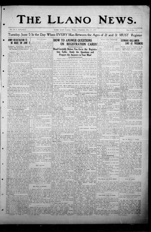 The Llano News. (Llano, Tex.), Vol. 33, No. 49, Ed. 1 Thursday, May 24, 1917