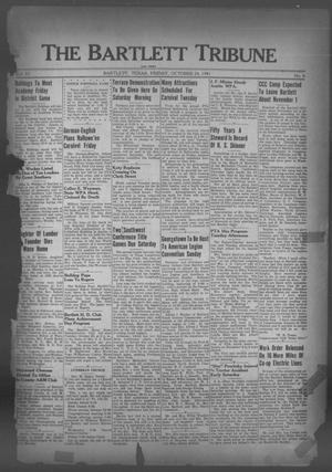Primary view of object titled 'The Bartlett Tribune and News (Bartlett, Tex.), Vol. 55, No. 6, Ed. 1, Friday, October 24, 1941'.