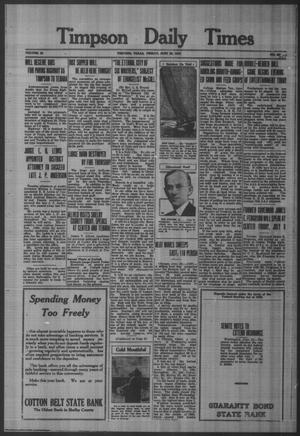 Timpson Daily Times (Timpson, Tex.), Vol. 33, No. 129, Ed. 1 Friday, June 29, 1934