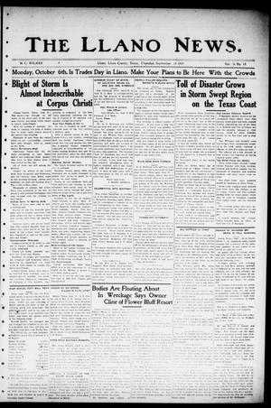 The Llano News. (Llano, Tex.), Vol. 36, No. 10, Ed. 1 Thursday, September 18, 1919