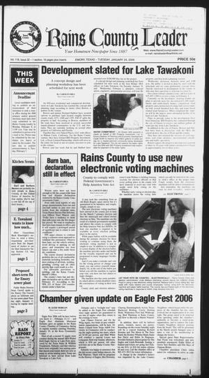 Rains County Leader (Emory, Tex.), Vol. 118, No. 32, Ed. 1 Tuesday, January 24, 2006