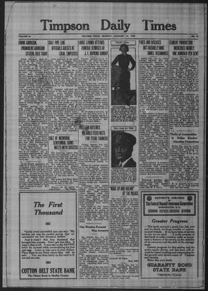Timpson Daily Times (Timpson, Tex.), Vol. 34, No. 10, Ed. 1 Monday, January 14, 1935