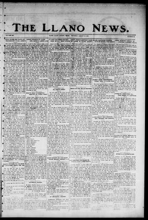 The Llano News. (Llano, Tex.), Vol. 41, No. 48, Ed. 1 Thursday, August 15, 1929