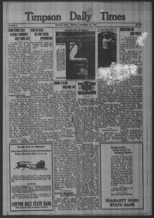 Timpson Daily Times (Timpson, Tex.), Vol. 31, No. 251, Ed. 1 Monday, December 19, 1932