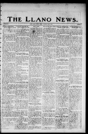 Primary view of object titled 'The Llano News. (Llano, Tex.), Vol. 41, No. 36, Ed. 1 Thursday, May 23, 1929'.