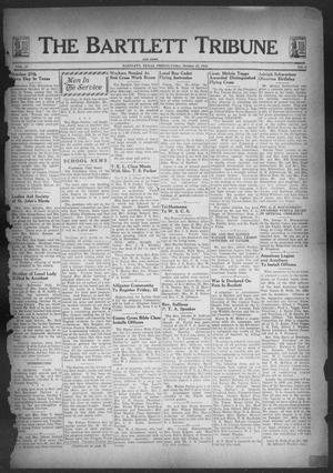 Primary view of object titled 'The Bartlett Tribune and News (Bartlett, Tex.), Vol. 57, No. 6, Ed. 1, Friday, October 22, 1943'.