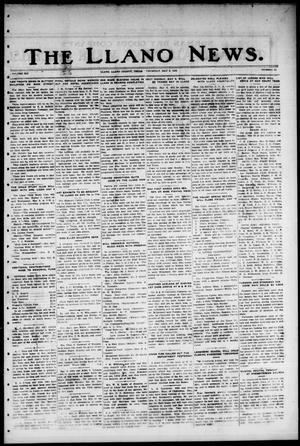 Primary view of object titled 'The Llano News. (Llano, Tex.), Vol. 41, No. 33, Ed. 1 Thursday, May 2, 1929'.