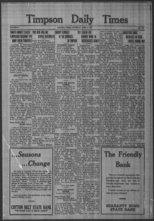 Timpson Daily Times (Timpson, Tex.), Vol. 31, No. 112, Ed. 1 Saturday, June 4, 1932