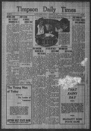 Timpson Daily Times (Timpson, Tex.), Vol. 31, No. 241, Ed. 1 Monday, December 5, 1932