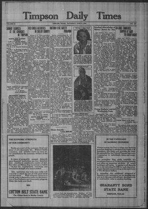Timpson Daily Times (Timpson, Tex.), Vol. 34, No. 114, Ed. 1 Saturday, June 8, 1935