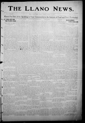 The Llano News. (Llano, Tex.), Vol. 34, No. 32, Ed. 1 Thursday, February 14, 1918