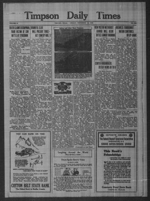 Timpson Daily Times (Timpson, Tex.), Vol. 51, No. 225, Ed. 1 Friday, November 13, 1936