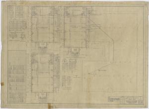 Primary view of object titled 'High School Building Addition, Haskell, Texas: Assembly Room Plans'.