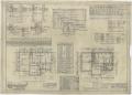 Technical Drawing: Homemaking Building, Haskell, Texas: Plans and Schedules