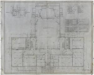 Primary view of object titled 'High School Building Midland, Texas: First Floor Plan'.
