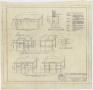 Technical Drawing: High School, Haskell, Texas: Furniture Details