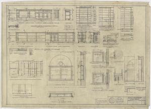 Primary view of object titled 'High School Building Rebuild, Haskell, Texas: Interior Details'.