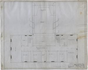 Primary view of object titled 'High School Building Midland, Texas: Second Floor Plan'.