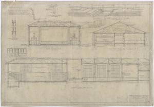 Primary view of object titled 'Consolidated Community School Building Monahans, Texas: Cross Sections'.