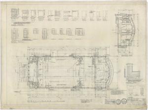 High School Building Monahans, Texas: Auditorium Floor Plan