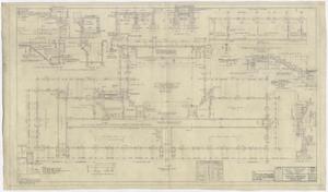 Primary view of object titled 'Grade School Building, Haskell, Texas: Foundation Plan'.