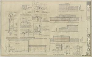 Primary view of object titled 'School Band Hall Building Iraan, Texas: Elevations and Miscellaneous Details'.