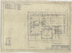 Homemaking Building, Haskell, Texas: Mechanical Floor Plan