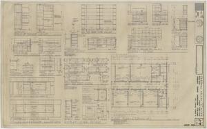 Junior High School Building Iraan, Texas: Cabinet and Floor Plan