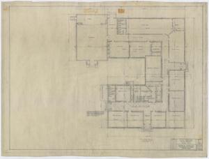 Primary view of object titled 'High School Building Addition, Haskell, Texas: Floor Plan'.