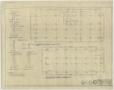 Technical Drawing: Winters School Project, Winters, Texas: Foundation Plans - Areas B an…