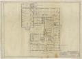 Technical Drawing: High School Building Rebuild, Haskell, Texas: Floor Plan