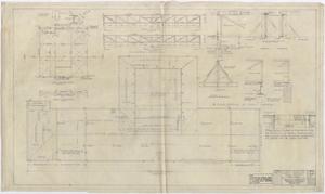 Primary view of object titled 'Grade School Building, Haskell, Texas: Roof Plan'.
