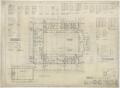 Thumbnail image of item number 1 in: 'High School Building Monahans, Texas: Gymnasium Floor Plan'.