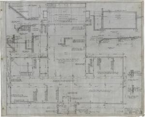 Primary view of object titled 'High School Building Midland, Texas: First Floor Framing Plan'.