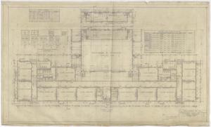 Primary view of object titled 'Grade School Building, Haskell, Texas: Floor Plan'.