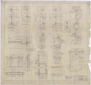 Primary view of object titled 'High School Building Kermit, Texas: Miscellaneous Details'.
