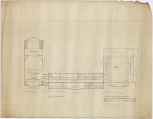 Primary view of object titled 'Proposed High School Building Monahans, Texas: Second Floor Plan'.
