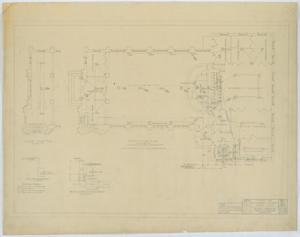 Primary view of object titled 'Community Church, Kermit, Texas: First Floor Mechanical Plan'.