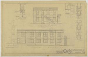 Primary view of object titled 'First Baptist Church Educational Building, Breckenridge, Texas: Elevations and Details'.