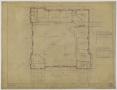 Thumbnail image of item number 1 in: 'First Methodist Episcopal Church, De Leon, Texas: First Floor Plan'.