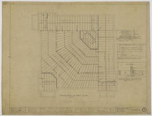 Primary view of object titled 'First Methodist Episcopal Church, De Leon, Texas: First Floor Framing Plan'.
