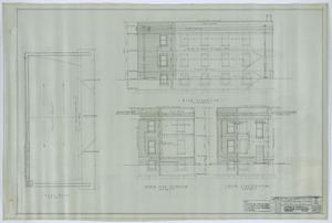 Primary view of object titled 'First Methodist Church Addition, Anson, Texas: Elevations'.