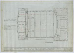 Primary view of object titled 'First Baptist Church, Breckenridge, Texas: Second Floor Plan'.