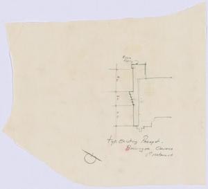 Primary view of object titled 'First Methodist Church, Ballinger, Texas: Parapet Sketch'.