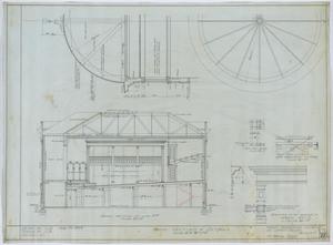 Primary view of object titled 'First Christian Church, Lufkin, Texas: Cross Section and Details'.