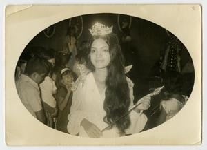 [Photograph of Young Woman with Tiara]