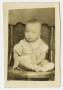 Primary view of [Portrait of an Infant Sitting in Chair]