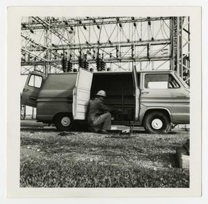[Man by Van by Electrical Station #2]
